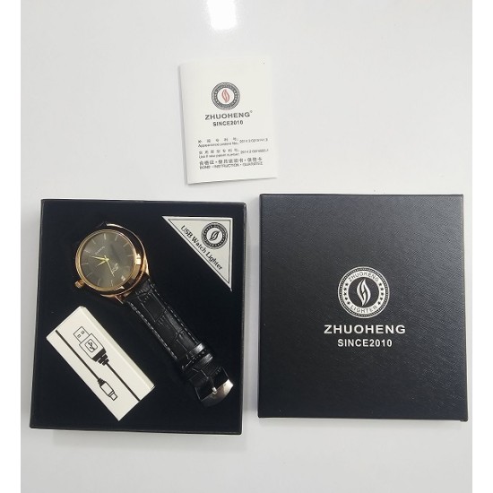 Watch Eletric USB Lighter Black