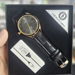 Watch Eletric USB Lighter Black