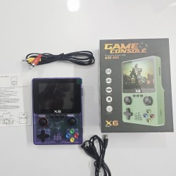 X6 Kids Game Handheld Game Console 32GB Purpel