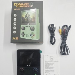 X6 Retro Handheld Game Console 32GB Kids Game Player Black