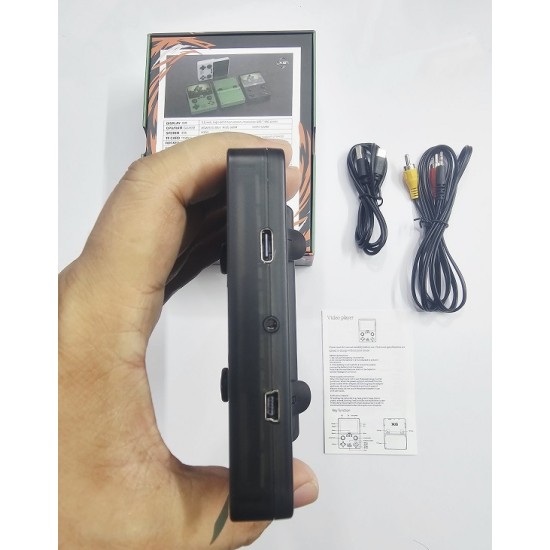 X6 Retro Handheld Game Console 32GB Kids Game Player Black