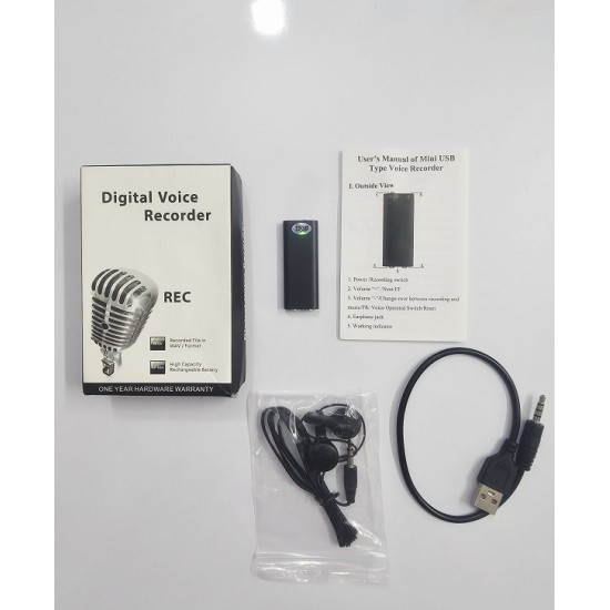 16GB Portable Digital Sound Voice Recorder