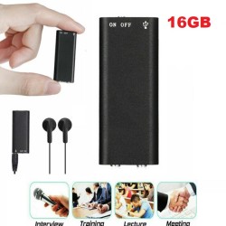 16GB Portable Digital Sound Voice Recorder