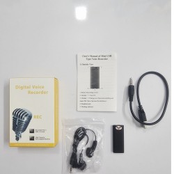 8GB Mini Hidden Audio Voice Recorder