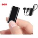 8GB Mini Hidden Audio Voice Recorder