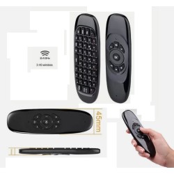 C120 Wireless Air Mouse With Keyboard RGB Backlight