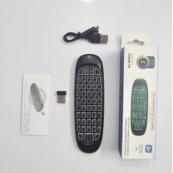 C120 Wireless Air Mouse With Keyboard RGB Backlight