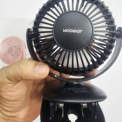 Joyroom CY486 POPlanet Portable Charging Clip Fan Black