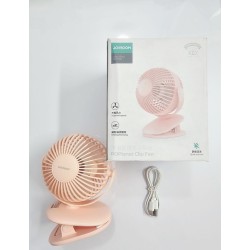 Joyroom CY486 Portable Mini Clip Fan Pink