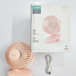 Joyroom CY486 Portable Mini Clip Fan Pink