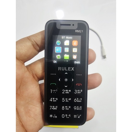Rulex RM21 Mini Feature Phone Black