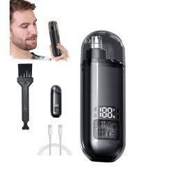 SJ005 Electric Portable Nose Hair Trimmer LED Display