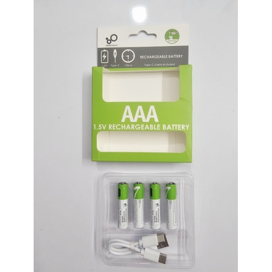 AAA Rechargeable Batteries 4Pcs