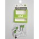 AAA Rechargeable Batteries 4Pcs