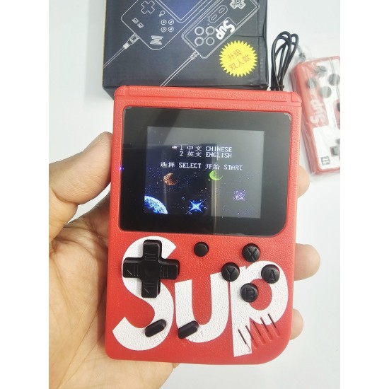 Sup Game Box Kids Game Player 400 in 2 Red