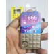 Tinstar T666 Mini Button Card Phone Gold