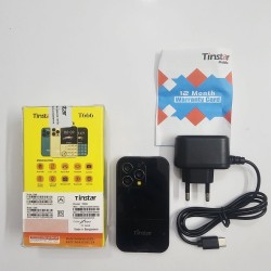 Tinstar T666 Mini Feature Card Phone Black