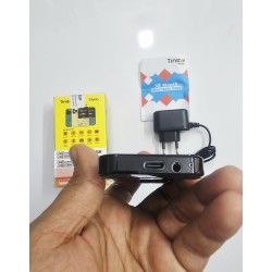 Tinstar T666 Mini Feature Card Phone Black