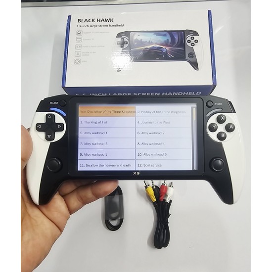 X9 Black HAWK Handhole Game Console Kids Video Game Player 5.5 inch X9 Black HAWK Handhole Game Console Kids Video Game Player 5.5 inch