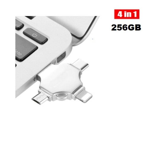 256GB 4 in 1 OTG Flash Drive Pendrive