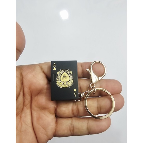 Card Shape Gas Lighter With Keyring