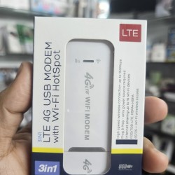 LTE 3 in 1 Wireless 4G USB MODEM with Wi-Fi HotSpot