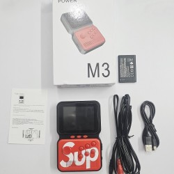 M3 Game Box 900 Games Classic Kids Game Console Red
