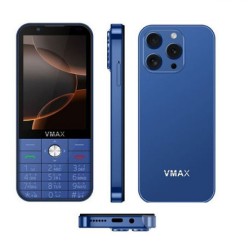 VMAX Note14 4G Wifi Android Button Phone 4GB RAM 64GB ROM -Blue