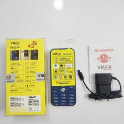 VMAX Note14 4G Wifi Android Button Phone 4GB RAM 64GB ROM -Blue