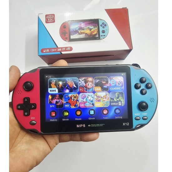 X12 Kids Game Console Video Games Player 5.1 inch 8GB