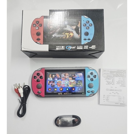 X7 Handheld Console Console Kids Video Games 8GB