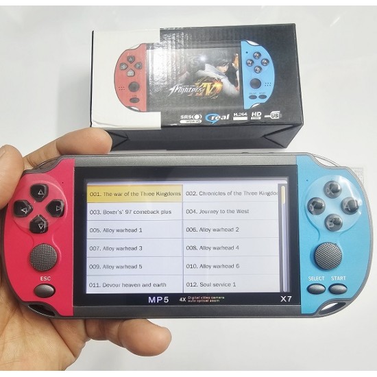 X7 Handheld Console Console Kids Video Games 8GB