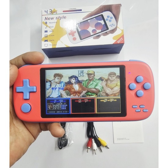 XY11 Retro Console Handheld Game Console 4.3 inch- Red