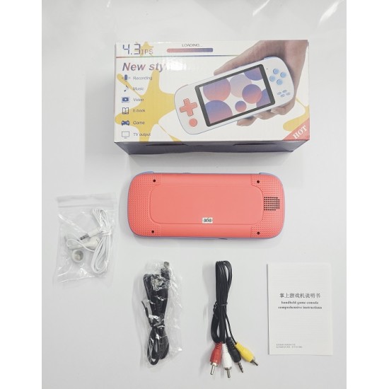 XY11 Retro Console Handheld Game Console 4.3 inch- Red