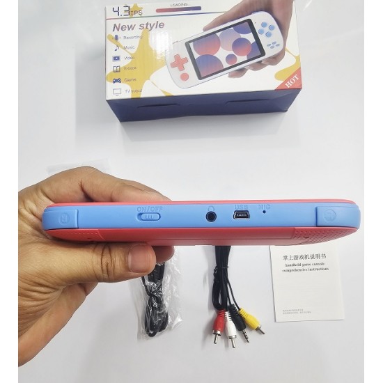 XY11 Retro Console Handheld Game Console 4.3 inch- Red