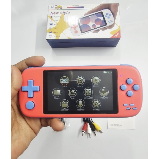 XY11 Retro Console Handheld Game Console 4.3 inch- Red
