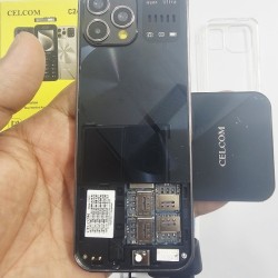 Celcom C2402 Button Phone Four Sim Black