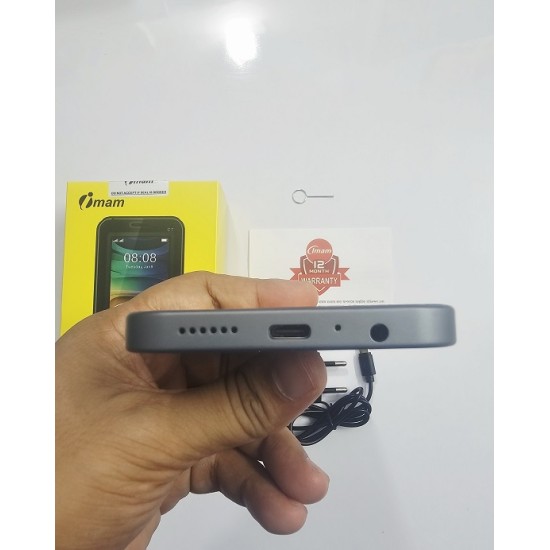 imam C7 Vista Button Phone 3.5 inch Display Gray