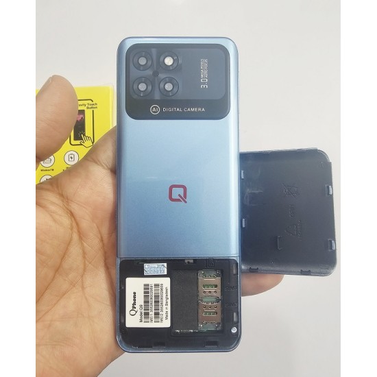 Qphone Q9 Touch Button Phone Blue