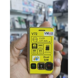 Vmax i72 flip Folding Phone Two Display Gold