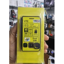 Vmax i72 flip Mini Folding Phone Dual Display Dual Sim Black