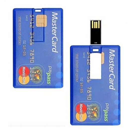 128GB Slim Credit Card Shape Flash Drive