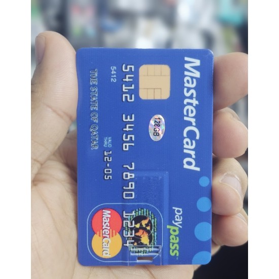 128GB Slim Credit Card Shape Flash Drive