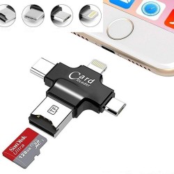 4 In 1 OTG Micro Sd Card Reader With USB 3.0