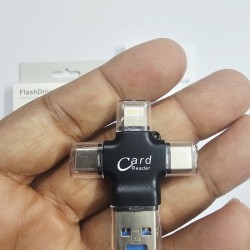 4 In 1 OTG Micro Sd Card Reader With USB 3.0