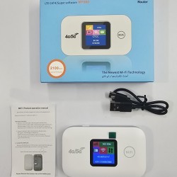 MF880 4G WiFi Pocket Router 2100mAh LED Display