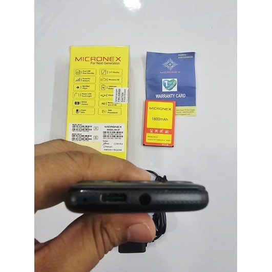 Micronex MX-57 Win Phone Metal Body Black