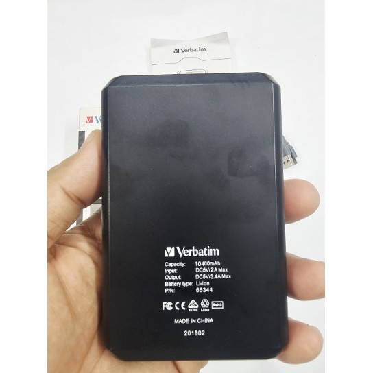 Verbatim 10400mah Power Bank Original