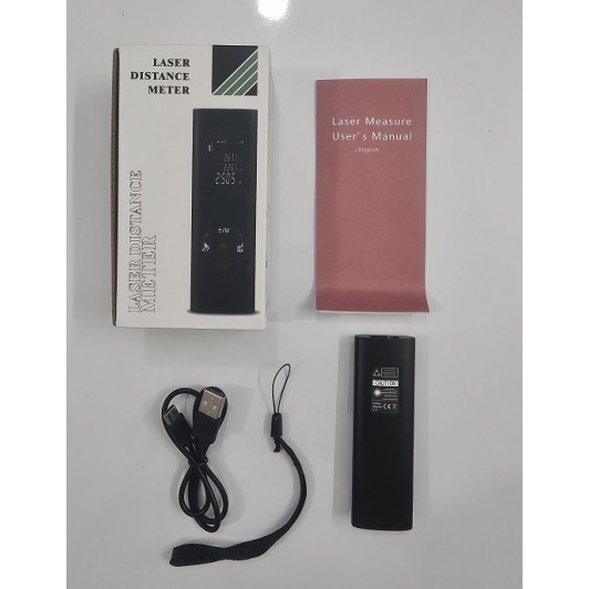 JQ40 Mini Laser Distance Meter 40M Range Finder Tape