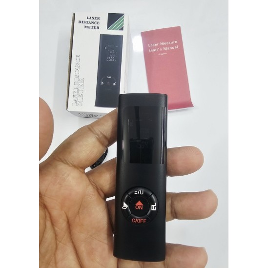 JQ40 Mini Laser Distance Meter 40M Range Finder Tape